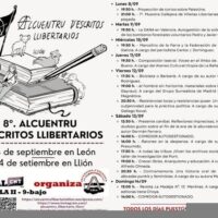 [Espanha] Tudo pronto para o 8º Alcuentru d'Escritos Libertarios.