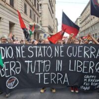 [Itália] Relato: Greve e Manifestação – Roma, 22 de setembro de 2025, contra o genocídio do povo palestino