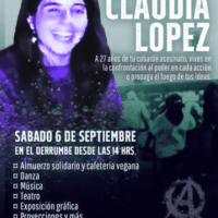 [Chile] Santiago: Jornada de Comemoração por Claudia López – 6 de setembro
