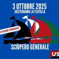 USI em solidariedade com a flotilha de Gaza: greve geral na Itália!
