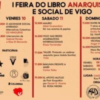 [Espanha] Programação da I Feira do Livro Anarquista e Social de Vigo