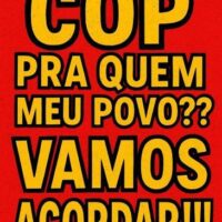 COP30 pra quem, hein meu povo?