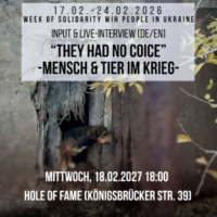 [Alemanha] Eles não tinham escolha – humanos e animais na guerra na Ucrânia.