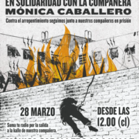 [Chile] Cadeia de rádios em solidariedade à companheira anarquista Mónica Caballero.