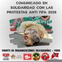[México] Comunicado em Solidariedade aos Protestos AntiFifa 2026