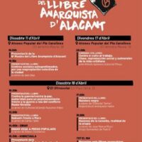 [Espanha] 6ª Feira do Livro Anarquista de Alicante