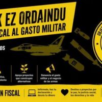 [Espanha] Objeção Fiscal ao Gasto Militar: Desobedece a guerra, defende a vida