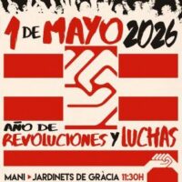 [Espanha] 1º de Maio de 2026: ano de revoluções e de lutas