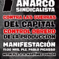 [Espanha] Primeiro de Maio. Contra as guerras do capital, controle obreiro da produção