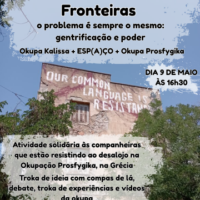 [Porto Alegre-RS] Solidariedade Sem Fronteiras - O problema é sempre o mesmo: gentrificação e poder Okupa Kalissa + ESP(A)ÇO + Okupação Prosfygika