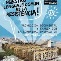 [Chile] Santiago: Nossa linguagem comum é a resistência