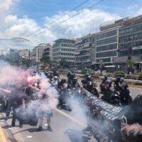[Grécia] Atualização sobre uma marcha de motocicletas em solidariedade às vítimas da expropriação do banco em Kato Tithorea