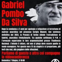 O Estado italiano solicita a extradição do anarquista revolucionário Gabriel Pombo da Silva
