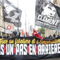 [França] Manifestação contra o fascismo e a guerra: milhares de pessoas marcham em Paris em homenagem a Clément Méric