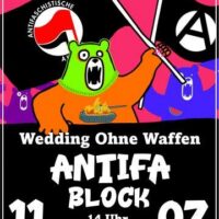 [Alemanha] Bloco Antifa na grande manifestação "Casamento sem armas! Juntos contra a guerra!"