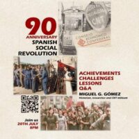 [Reino Unido] 90º Aniversário da Revolução Social na Península Ibérica