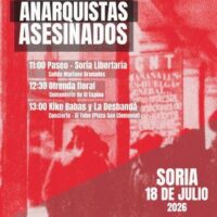 [Espanha] A CGT presta homenagem aos anarquistas de Soria vítimas da repressão em 1936