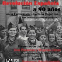 [Argentina] Homenagem aos 90 anos da Revolução Espanhola