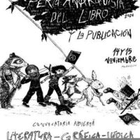 [Colômbia] 12ª Feira Anarquista do Livro e da Publicação de Medellín, 15 e 16 de novembro de 2026