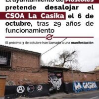 [Espanha] La Casika, 29 anos de resistência. Não à remoção forçada