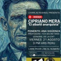 [Peru] Cipriano Mera, "O pedreiro anarquista"